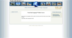 Desktop Screenshot of courses.visuallinklanguages.com